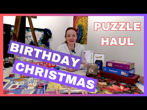 Birthday & Christmas Jigsaw Puzzle Haul (December 2023) #jigsawpuzzle #puzzle