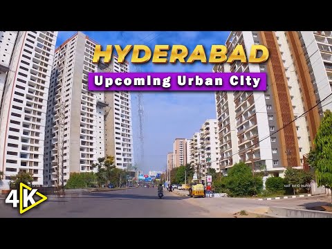 Upcoming Urban City -Kokapet, Gandipet, Narsingi | Hyderabad INDIA  - 4K Drive Tour