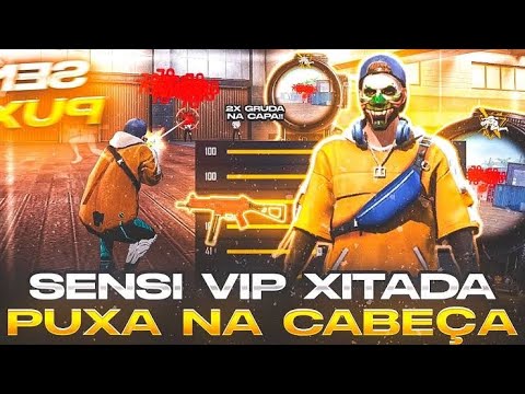 SENSI NOVA ATUALIZAÇÃO VIP😈⚙️ MIRA NÃO TREME! A MELHOR SENSIBILIDADE PARA SUBIR CAPA NO FREE FIRE