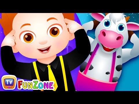 Head, Shoulders, Knees and Toes Kids Dance Song - ChuChu TV Funzone Nursery Rhymes for Kids