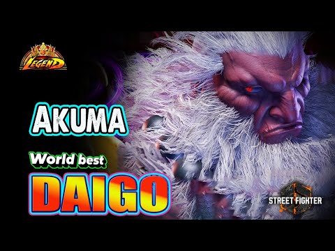 SF6 🔥 Daigo (AKUMA) Best Round Killer " Powerful Gameplay !🔥Top Ranked Match🔥SF6 DLC Replays🔥