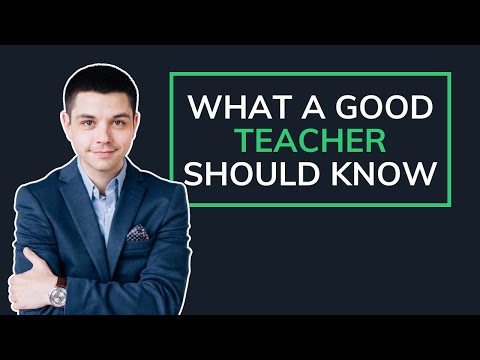 What a Good Teacher Should Know