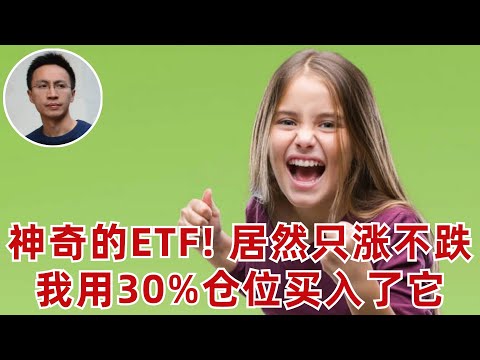 我用30%的倉位買入了1个只涨不跌的ETF（還聊了蘋果,NVDA,博通,期權）