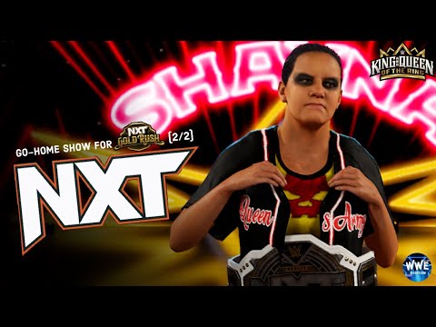 WWE 2k24 TUESDAY NIGHT NXT; GO-HOME SHOW FOR NXT GOLDRUSH (2/2)