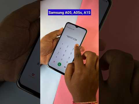 How to hard reset Samsung a05, a05s, a15 By pattern lock remove #shorts