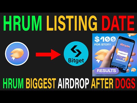 Hrum Withdrawal & LISTING DATE | HRUM BIGGEST AIRDROP AFTER DOGS |HRUM AIRDROP ELIGIBILITY CRITERIA