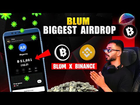 BLUM BIGGEST AIRDROP 😱 || CLAIM  BLUM AIRDROP IN BINANCE WITHDRAWAL ||  BLUM LSITING DATE