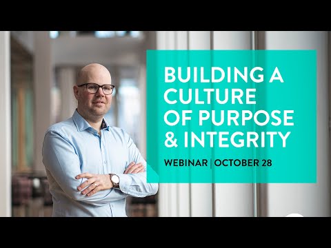 Building a Culture of Purpose and Integrity - Tobias Sturesson