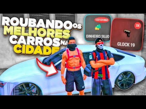 FIZEMOS O LUCRO PERFEITO ROUBAMOS OS CARRO VIP DA FAVELA GTA RP