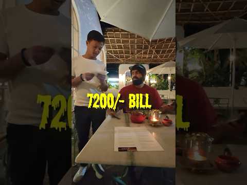 7,200/- BILL!🍛🧾They "PAID" Know 🏃 *VLOG* 👟| ESCAPEEEEE #shorts