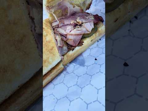 Cuban sandwich from Earl of Sandwich in Downtown Disney #themepark #food #foodvlog #disneyland #fnf