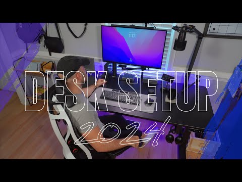 Productive Content Creator Desk Setup 2024