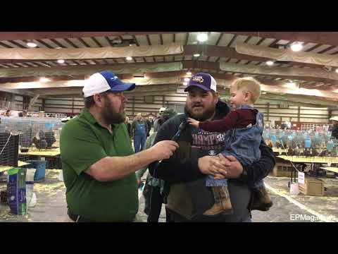 Twain Lockhart Of Nutrena Interviews Brandon Fauntleroy. At The Pearl River Classic Poultry Show.