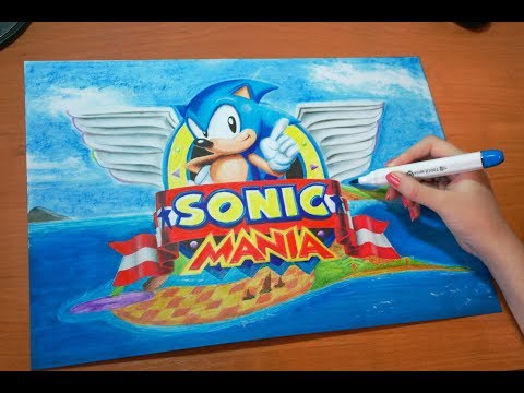 Speed Drawing Sonic Mania