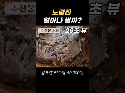 노량진수산시장 시세 정보(수산물)