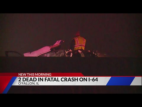 2 dead in fatal crash on I-64 in O'Fallon, Illinois