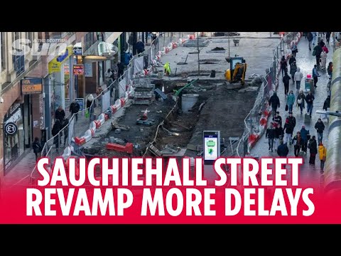 Glasgow’s Sauchiehall St revamp facing more delays as workers ‘axed’ days before Christmas