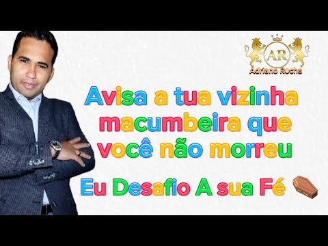 AVISA A TUA VIZINHA QUE A MACUMBA QUE ELA JOGOU NO TEU QUINTAL NÃO PEGOU EM VOCÊS!