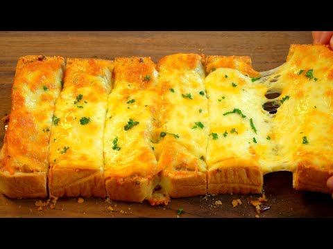 How to Make Garlic Cheese Toast! Easy and quick, Super crispy!