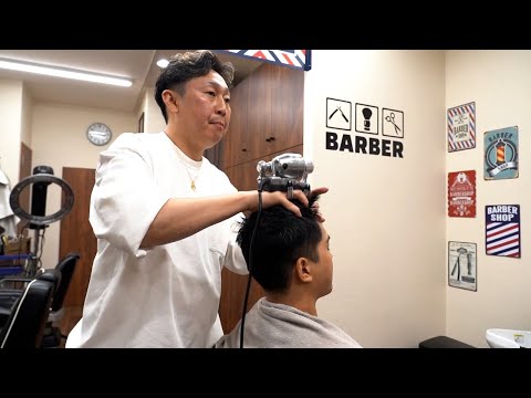 Shampoo, head spa, shaving, and massage at ``Kami Kukan Ishikawa,'' a family salon Barber Shop ASMR