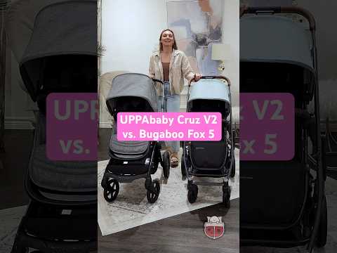 UPPAbaby Cruz V2 vs. Bugaboo Fox 5 strollers! #baby #babygear #stroller