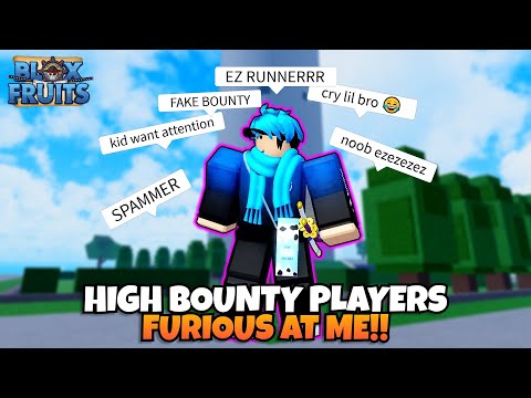 Making High Bounty Players FURIOUS and TOXIC at Me.. (Blox Fruits)