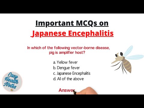 Top 10 Important Multiple Choice Questions (MCQs) on Japanese Encephalitis (JE)