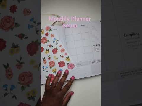 May 2022 Monthly Catch All Planner Setup #shorts #planwithme #planners