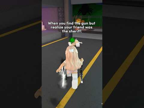 And when you play worse than her..🫣 #roblox #murdermystery2 #funnyvideos #mm2 #fyp #pov