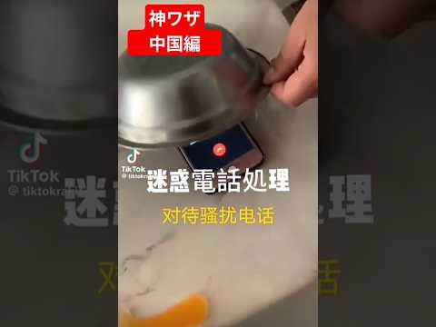 【神ワザ】迷惑電話撃退法 中国編