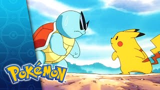 Here Comes the Squirtle Squad | POKÉMON FULL EPISODE 12 | Season 1