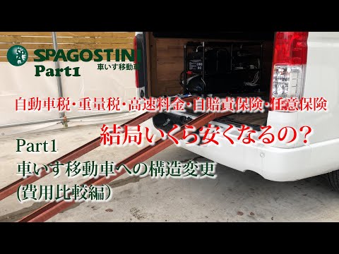 『SpAGOSTINI 1』車いす移動車・構造変更編ハイエース（スーパーロング）車検を機にバンから車いす移動車に構造変更します。Part1は、費用はどの位変わるのかを解説していきます。