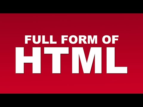 Full Form of HTML | What is HTML Full Form | HTML Abbreviation