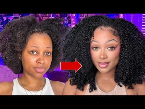 (STEP-BY-STEP) INSTALLING 4A/4B KINKY CURLY CLIP-INS *EXTREMELY DETAILED* | CURLSQUEEN