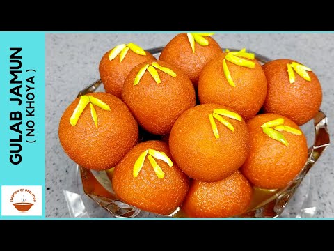 Perfect & Easiest Gulab Jamun Recipe - No khoya | Bazar wali Gulab Jamun - Flavouofdesifood EP-51