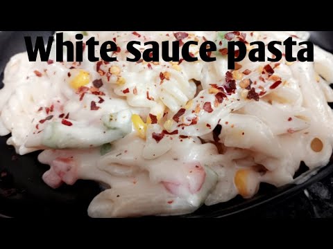 White sauce pasta recipe |creamy and cheesy white sauce pasta recipe at home| easy and simple recipe