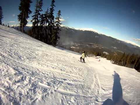 Skiing & Snowboarding Blackcomb under Sunny Skies!