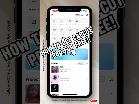 How to Get CapCut Pro Free (2024)  #CapCutPro#FreeCapCut#CapCutTutorial#youtubetutorial#videoediting