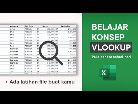 Belajar Konsep Vlookup Microsoft Excel pake bahasa sehari - hari