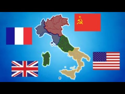 Why was Italy not divided up after the war?