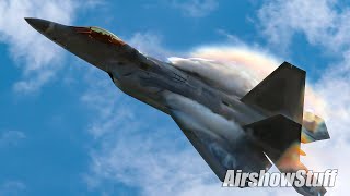 Vaportastic F-22 Raptor Demo! - St Louis Airshow 2024