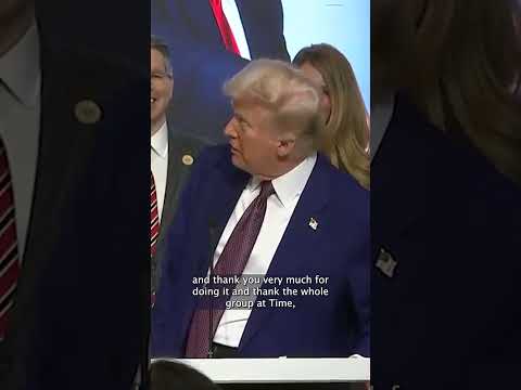 Trump's remarks at the New York Stock Exchange as the 2024 Time Magazine's Person of the Year.