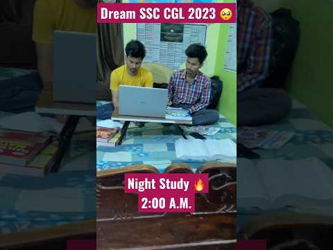 SSC cgl 2023 night study motivational video #cgl #chsl #motivation #ssc #ssccgl #cpo #mts #sscgd