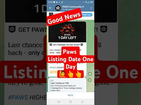 Paws Urgent Task Paws Snapshot | Paws Airdrop | Paws Coin | Paws Bot | Paws Listing News #airdrop