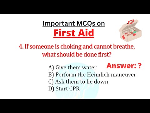 First Aid_ Important MCQs with answers for Nursing, Medical, and Public Health Officers!