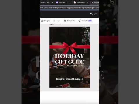 Create an interactive Holiday Gift Guide for your brand this season all within @adobeexpress 🎁