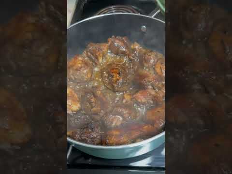 Come cook Brown Stew Chicken with me #shorts