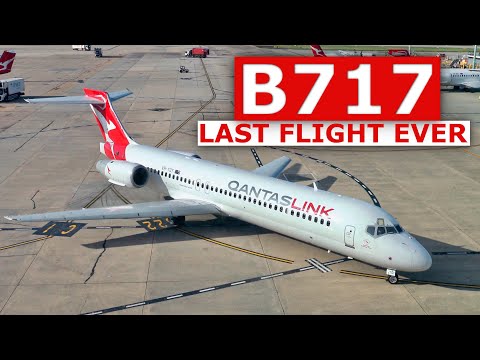 Onboard the LAST EVER QantasLink Boeing 717 flight.