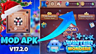 Carrom pool unlimited coins gems mod apk hack v17.0.02 latest mod menu download 2025 aim new trick