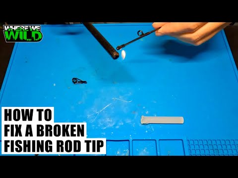 HOW TO FIX A BROKEN FISHING ROD TIP - FAST AND EASY